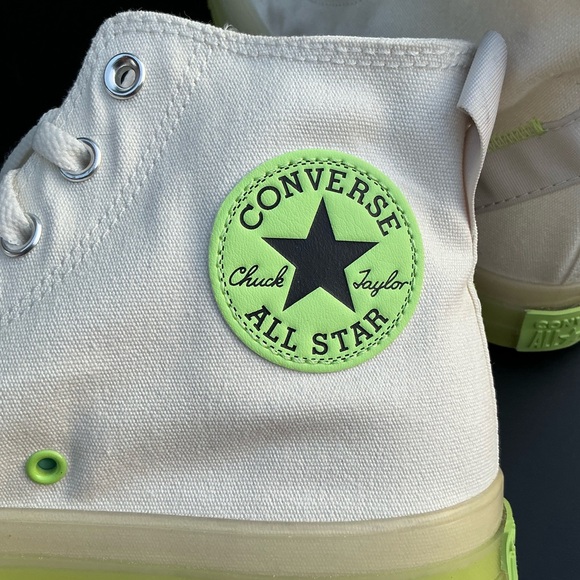 CONVERSE Chuck Taylor All Star CX Men's 11 | LightWeight | Egret Pale Putty Lime - Picture 7 of 9